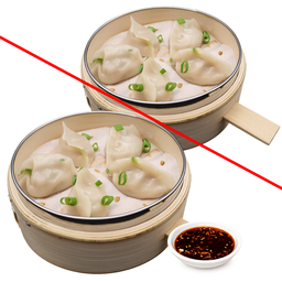 10 Dumplings - Half &amp; Half